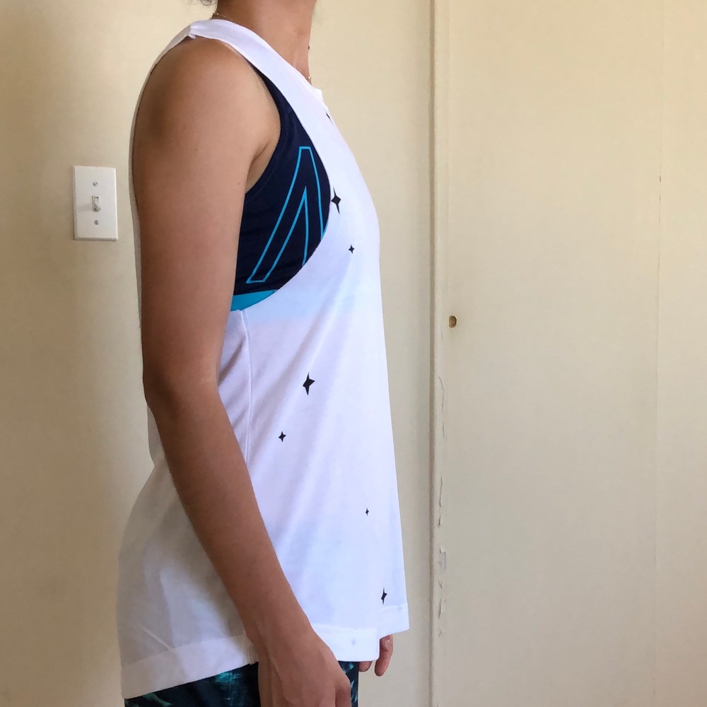 LAST3// Sophia White Muscle Top - Picture 8 of 8